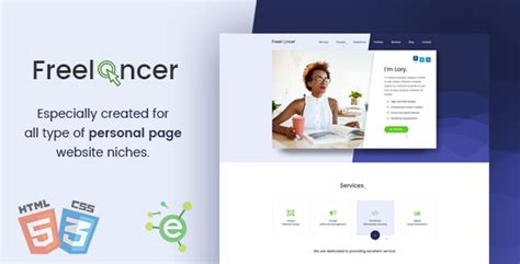 Freelancer v1.2 - Creative Business & Portfolio Personal Page HTML5 ...