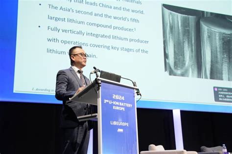 Tianqi Lithium Debuts at Li-ion Battery Europe 2024