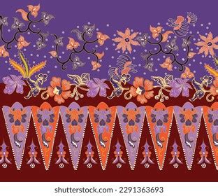 Pattern Batik Shoots Bamboo Shoots Betawi Stock Vector (Royalty Free) 2291363693 | Shutterstock