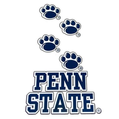 Penn State Car Decals - PSU Car Stickers | Penn state, Penn state logo, Block lettering