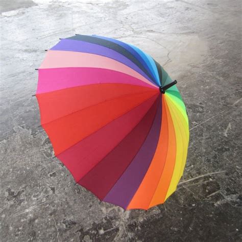 Rainbow Color Wheel Umbrella - NoveltyStreet