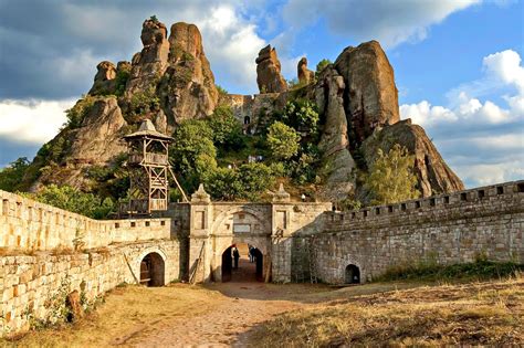 Belogradchik rocks Fortress in sunset cloudy sky, Bulgaria, Europe Oh The Places Youll Go ...