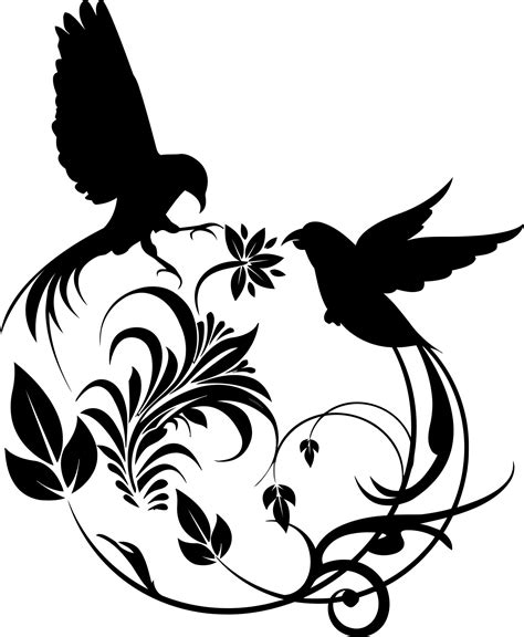 Bird Swirl Vector Art Free Vector cdr Download - 3axis.co