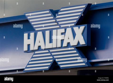 Halifax bank sign logo Stock Photo - Alamy