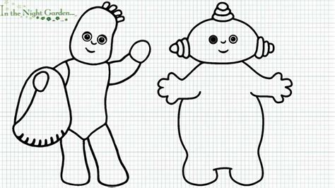 In the Night Garden... - How to Draw Iggle Piggle and Makka Pakka - Video - Easy Drawing for ...