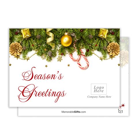 Seasons Greeting Corporate Holiday Card