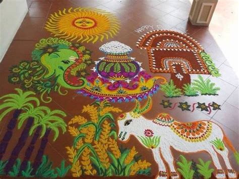 Pongal 2018: Beautiful Kolam and Rangoli designs to decorate during Pongal festivities ...