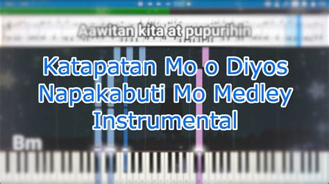 Katapatan Mo o Diyos - Napakabuti Mo Medley Instrumental (Acoustic ...