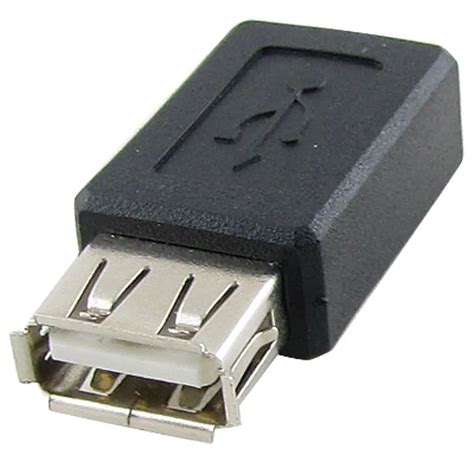 PROMOTION! USB 2.0 A Female to Mini USB B 5 Pin Female Adapter Converter Black-in Connectors ...