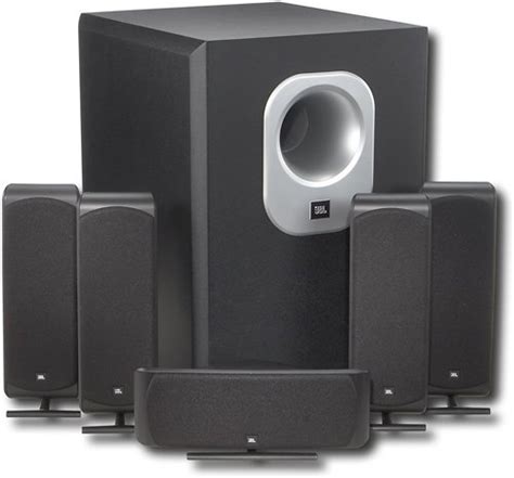 JBL 5.1-Channel Home Theater Speaker System with 150W Subwoofer SCS500 ...