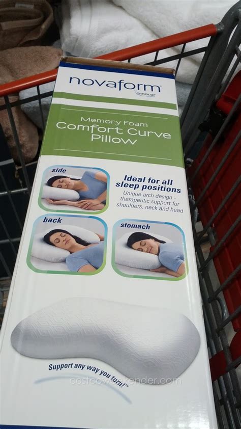 Novaform Memory Foam Comfort Curve Bed Pillow | Costco Weekender