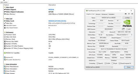 Nvidia GeForce MX250 (1D13 or 1D52) benchmarks vs GeForce MX150, Intel UHD 620