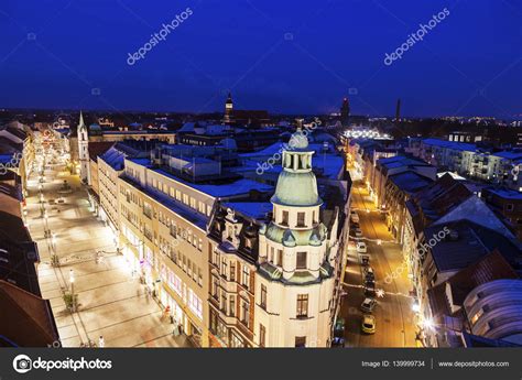 Cottbus architecture at night — Stock Photo © benkrut #139999734