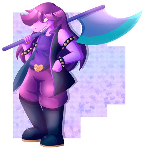 Susie (Deltarune) + Speedpaint by Any1995 on DeviantArt