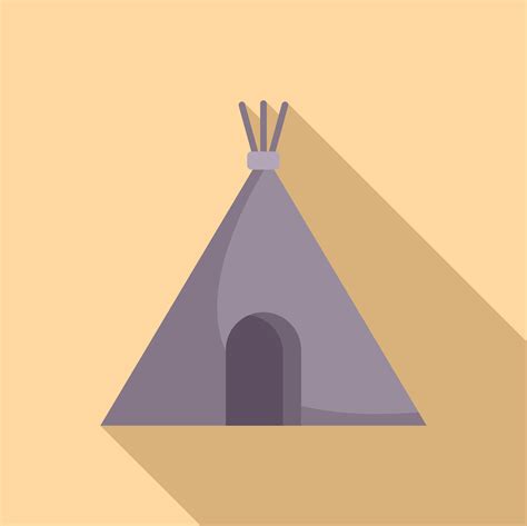 Native american teepee standing tall in the sunlight 47224157 Vector ...