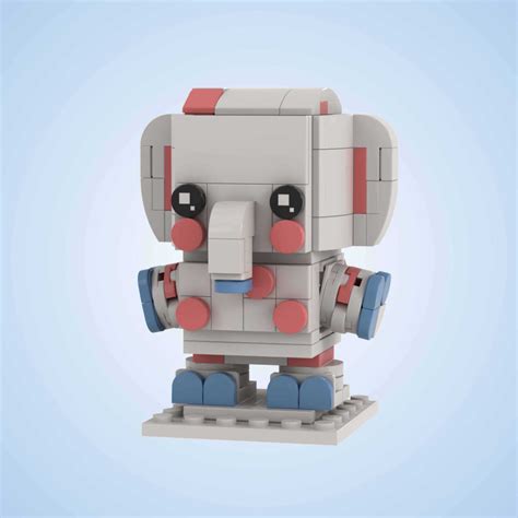 Spotted Elephant | Custom Models made from LEGO® Bricks / MOCs