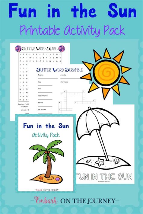 Fun in the Sun Summer Activity Pack