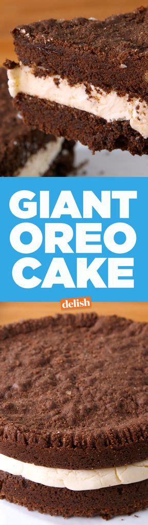 Baking Giant Oreo Cake Video — Giant Oreo Cake Recipe How To Video