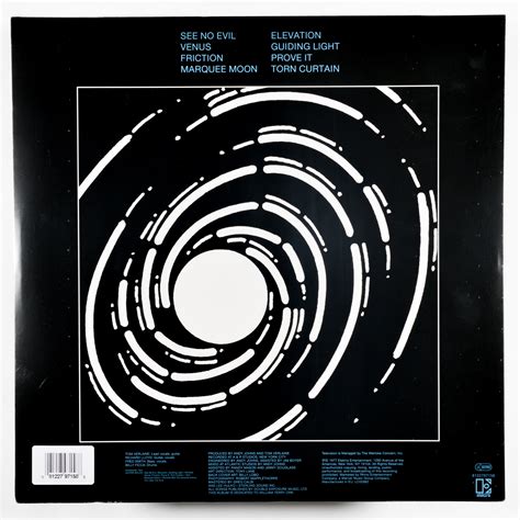 TELEVISION – MARQUEE MOON – 180-GRAM – Get Hip Recordings!