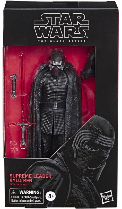 Star Wars The Rise of Skywalker Black Series Wave 33 Supreme Leader Kylo Ren 6 Action Figure ...