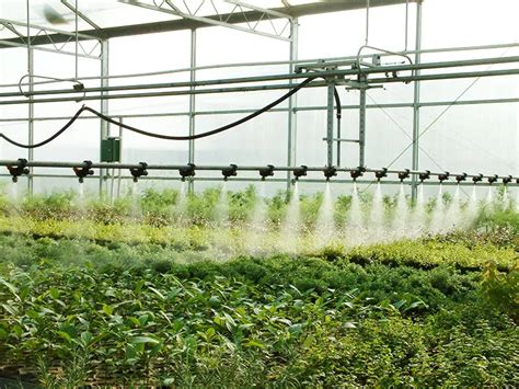 Greenhouse Movable Sprinkler Irrigation Greenhouse Mist Irrigation ...