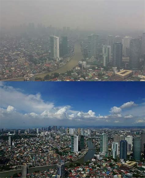 There is a long weekend here in Manila, Philippines, right now. This is the difference a few ...