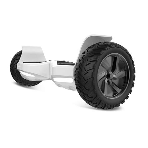 White Hoverboard with 8.5″ Off Road Tires – Oz Robotics