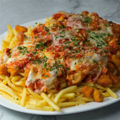 Chicken Parmesan Loaded Fries | Chicken Parmesan Loaded Fries | By Twisted