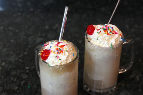 Alcoholic Root Beer Float With Smirnoff Iced Cake Vodka - Mr. B Cooks