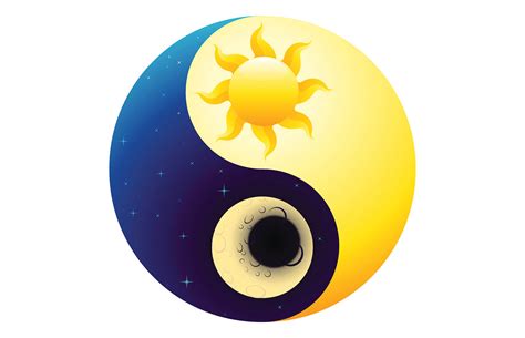Ying Yang Sun And Moon - Mundopiagarcia