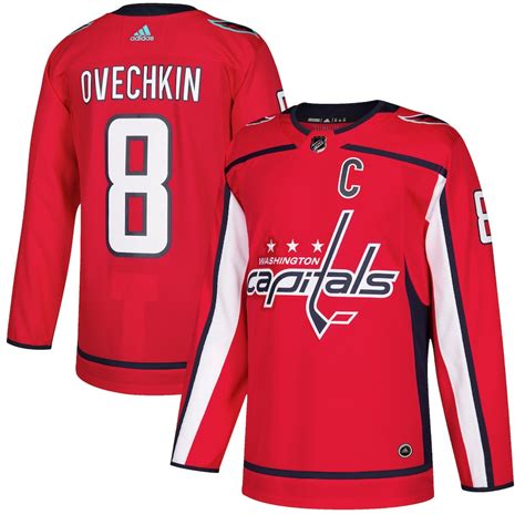 adidas Alexander Ovechkin Washington Capitals Red Authentic Player Jersey