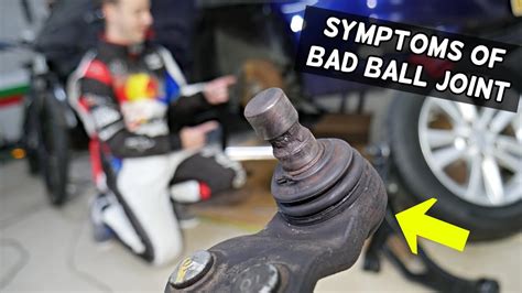 WHAT ARE THE SYMPTOMS OF BAD LOWER BALL JOINT ON A CAR - YouTube