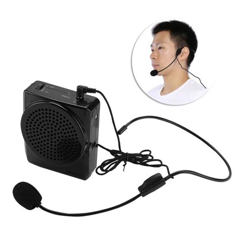 Portable Rechargeable Voice Loudspeaker Amplifier Microphone Teaching Speaker Voice Amplifier ...