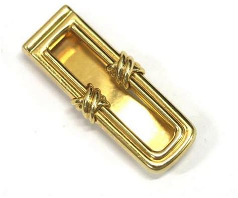 Tiffany & Co 18ct Gold Money Clip, Engraved, 28.4g - Zother - Jewellery