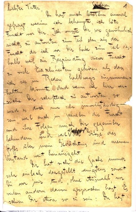 Kafka’s Letter To His Father | Escape Into Life