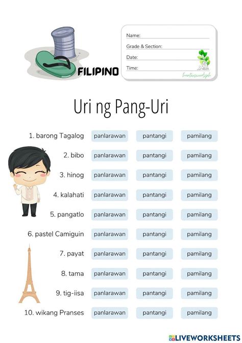 Uri ng Pang-uri (HuntersWoodsPH Filipino) 949917