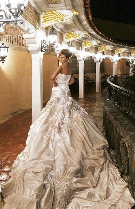 Wedding Dress Inspiration from Melania Knauss Trump | Arabia Weddings