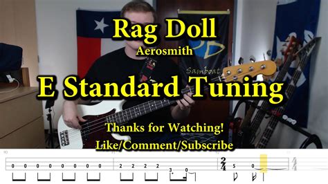 Rag Doll - Aerosmith (Bass Cover with Tabs) - YouTube