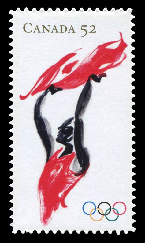 Games of the XXIX Olympiad - Canada Postage Stamp