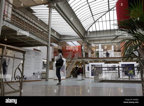 interior of exhibition hall of Belgian comic strip center, Brussels, Belgium Stock Photo - Alamy