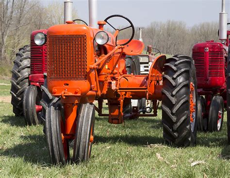 All sizes | Orange Tractor | Flickr - Photo Sharing!