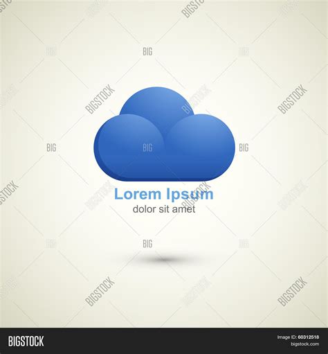 Blue Cloud Logo Vector & Photo (Free Trial) | Bigstock