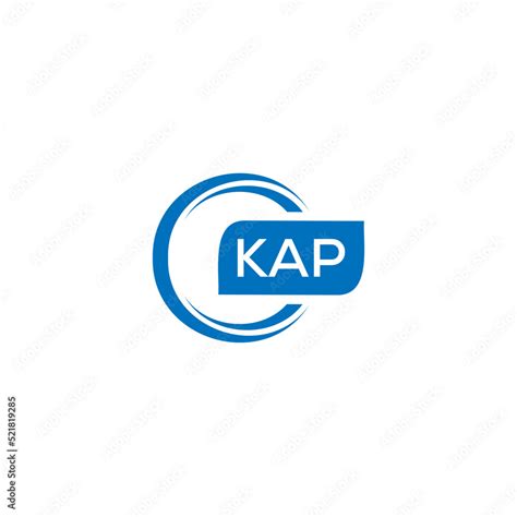 KAP letter design for logo and icon.KAP typography for technology, business and real estate ...