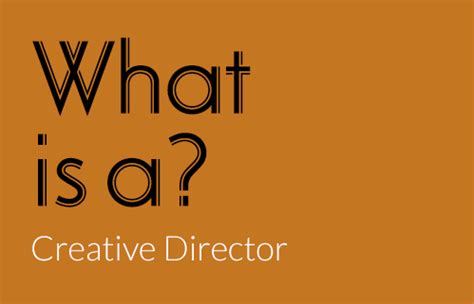 What is a Creative Director: Job Description | FreshGigs.ca