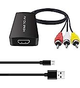 Amazon.com: Dingsun HDMI to RCA Converter for Old TV, HDMI to AV ...