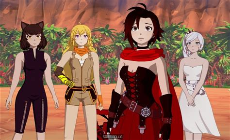 Adjusted Outfits (Sombrella) : RWBY