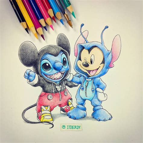 DRAW STITCH E PIKASHU - Pesquisa Google | Disney paintings, Disney drawings, Funny drawings