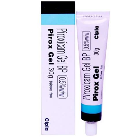 Pirox Gel - Piroxicam Gel at Rs 399/box | Dermatology in Nagpur | ID: 24040410891