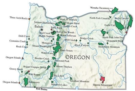 Southern Oregon Coast Map southern oregon hiking trails oregon coast ...