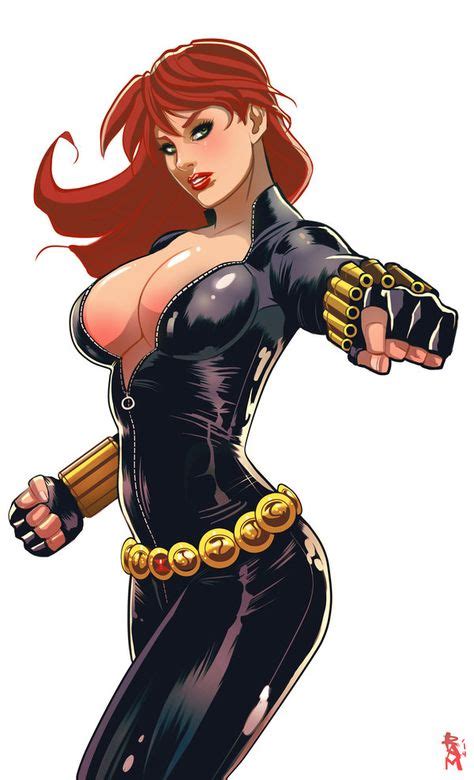 Black Widow Color by RamArtwork.deviantart.com on @deviantART | Personajes comic, Dibujos comics ...